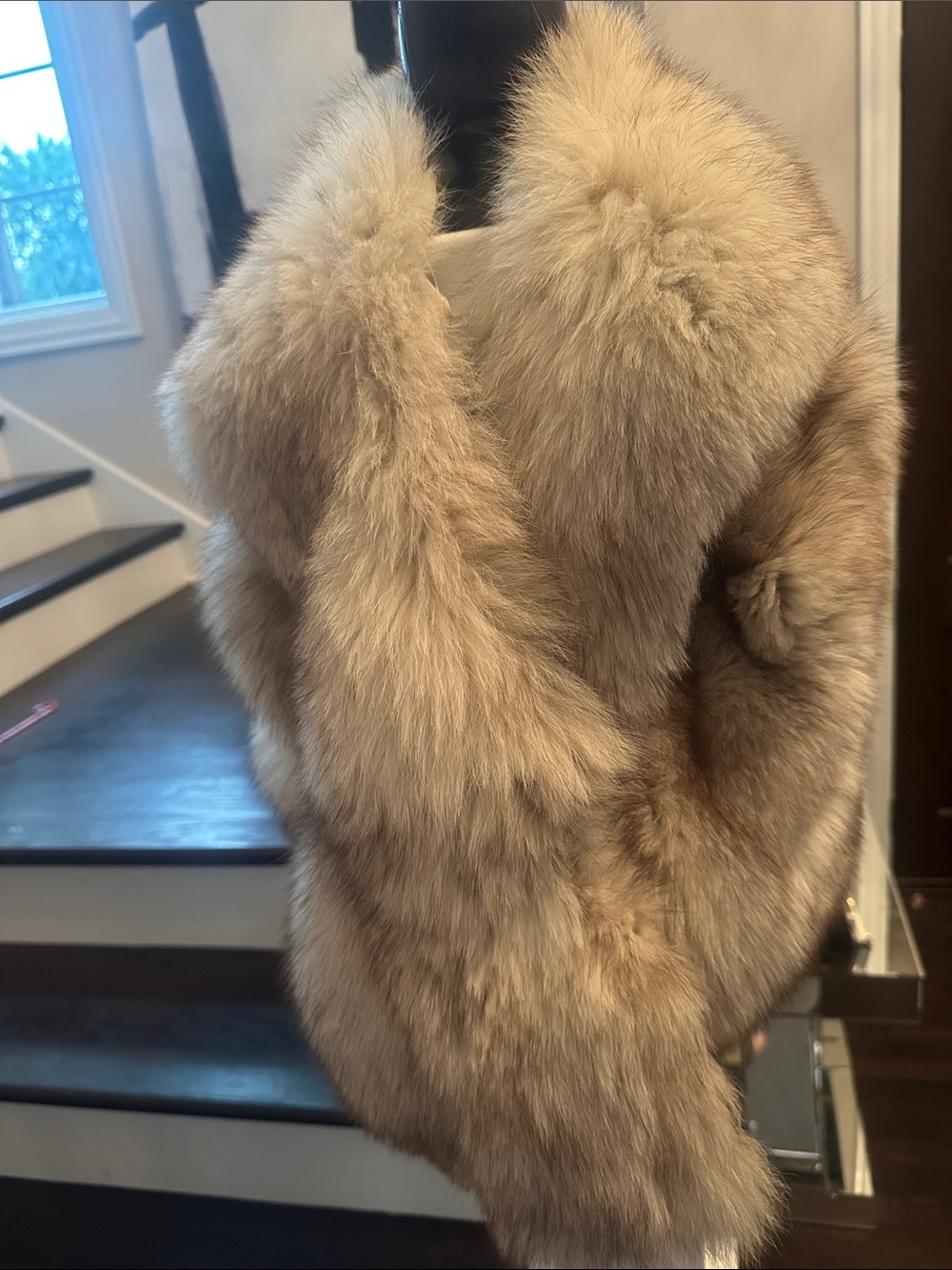 FOX FUR CAPELET WRAP